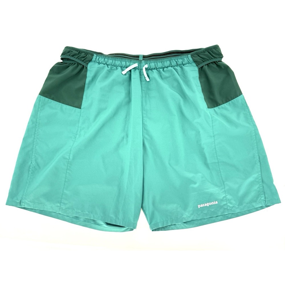 Patagonia Strider Pro Shorts Mens XL Extra Large Teal 7in Running Lined Trail